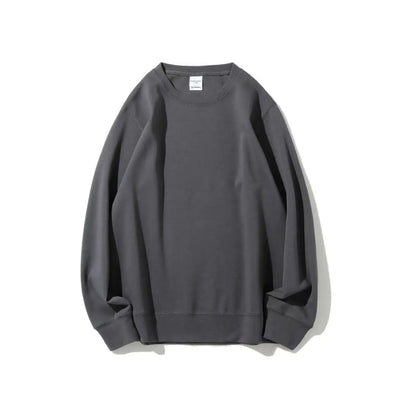 Gray sweatshirt on a white background