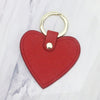 Personalised Leather Heart Keychain