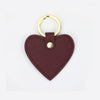 Personalised Leather Heart Keychain