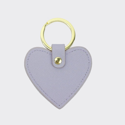 Personalised Leather Heart Keychain