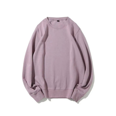 Purple sweatshirt on a white background