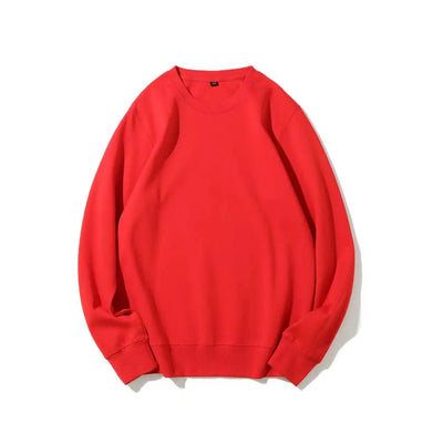 Red sweatshirt on a white background