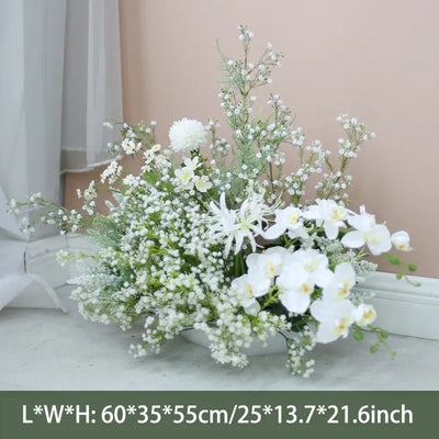 Artificial flower arrangement measurements