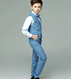 Versatile Blue Boys Suit Set