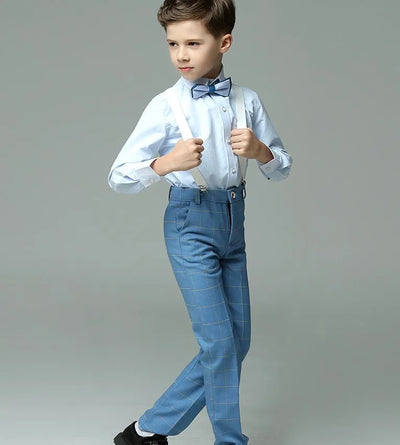 Versatile Blue Boys Suit Set