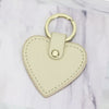 Personalised Leather Heart Keychain