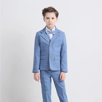 Versatile Blue Boys Suit Set