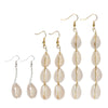 Cowrie Seashell Drop Earrings