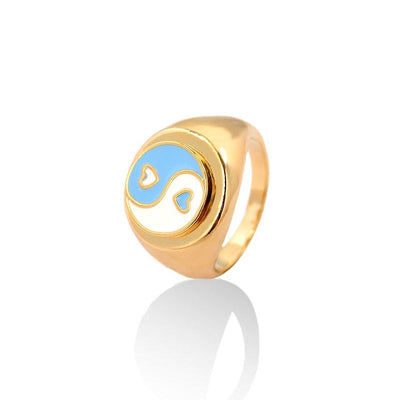 Yin Yang Promise Ring