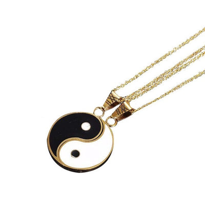 Yin Yang BFF Pendant Necklace