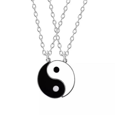 Yin Yang BFF Pendant Necklace