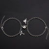 Lock & Key Angel Heart Charm Bracelet