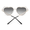 heart shaped aviator sunglasses