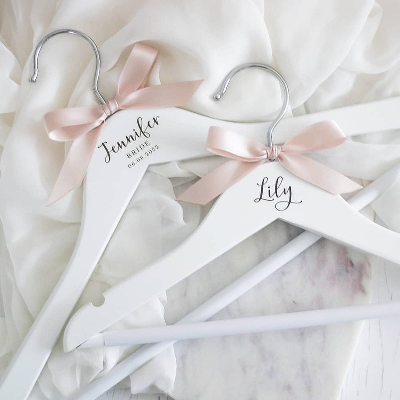 personalised wedding hangers 